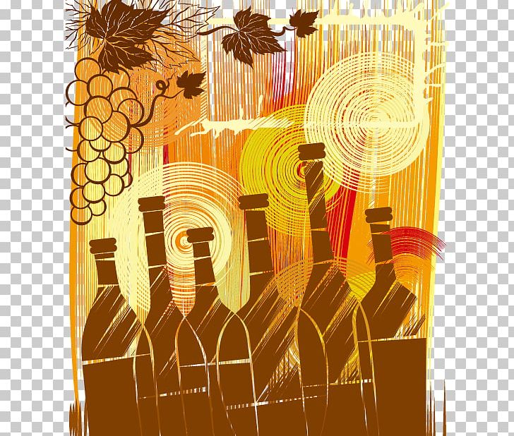 Red Wine Bottle PNG, Clipart, Abstract, Computer Wallpaper, Creative Background, Creative Bottle, Encapsulated Postscript Free PNG Download