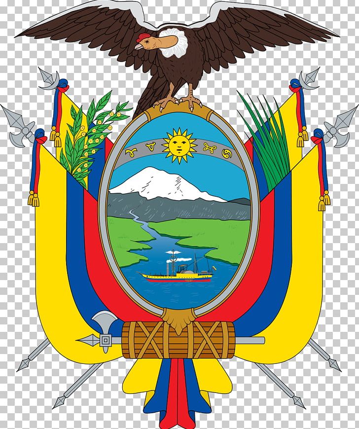 Flag Of Ecuador Coat Of Arms Of Ecuador National Symbols Of Ecuador PNG, Clipart, Artwork, Beak, Coat Of Arms, Coat Of Arms, Coat Of Arms Of Egypt Free PNG Download