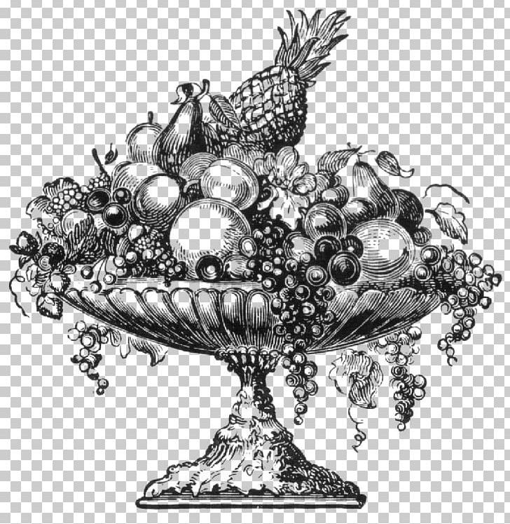 fruit salad clip art black and white