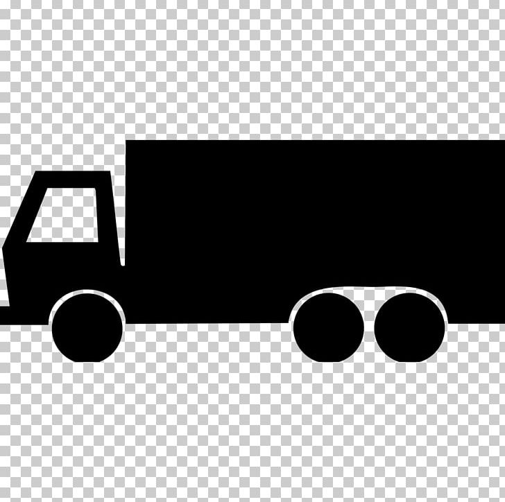 Truck Computer Icons Car Traffic Sign PNG, Clipart, Angle, Black, Black And White, Brand, Car Free PNG Download