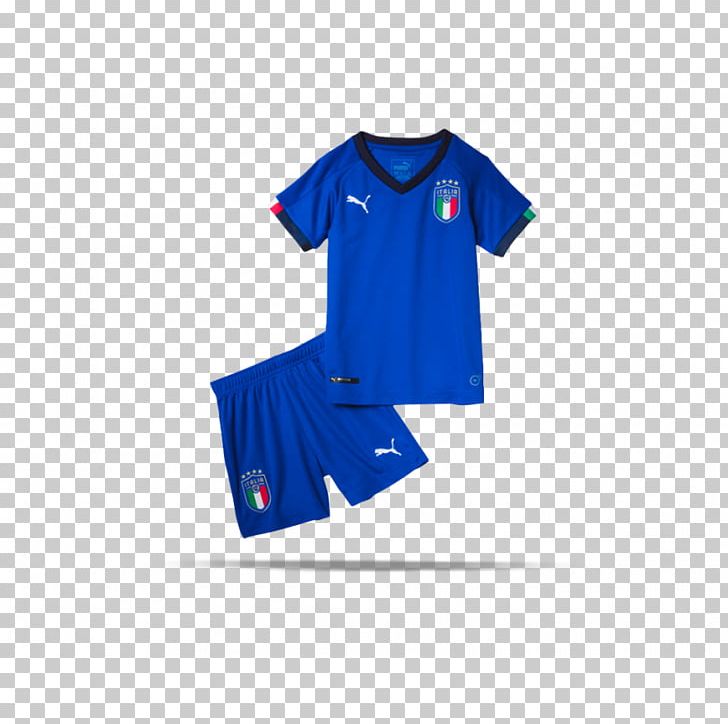 Italy National Football Team T-shirt Jersey Kit Puma PNG, Clipart, 2018, 2018 World Cup, 2019, Active Shirt, Blue Free PNG Download
