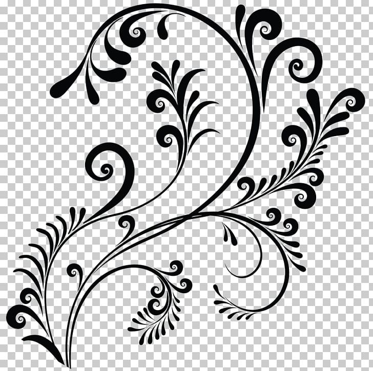 Floral Design Flower Monochrome Ornament PNG, Clipart, Art, Artwork, Black And White, Branch, Bunga Free PNG Download