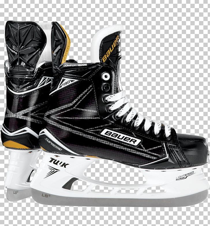 Bauer Hockey Ice Skates Ice Hockey Equipment Supreme PNG, Clipart, Basketball Shoe, Black, Goaltender, Outdoor Shoe, Personal Protective Equipment Free PNG Download