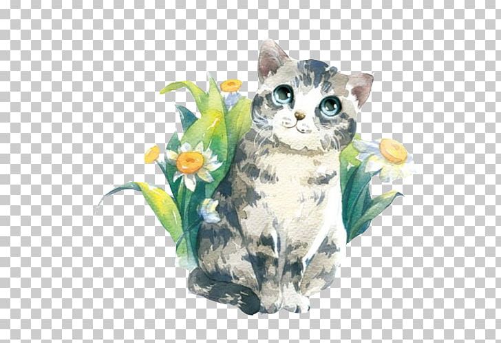 Cat Watercolor Painting Cuteness Illustration PNG, Clipart, Carnivoran, Cartoon, Cat, Cat Like Mammal, Cats Free PNG Download