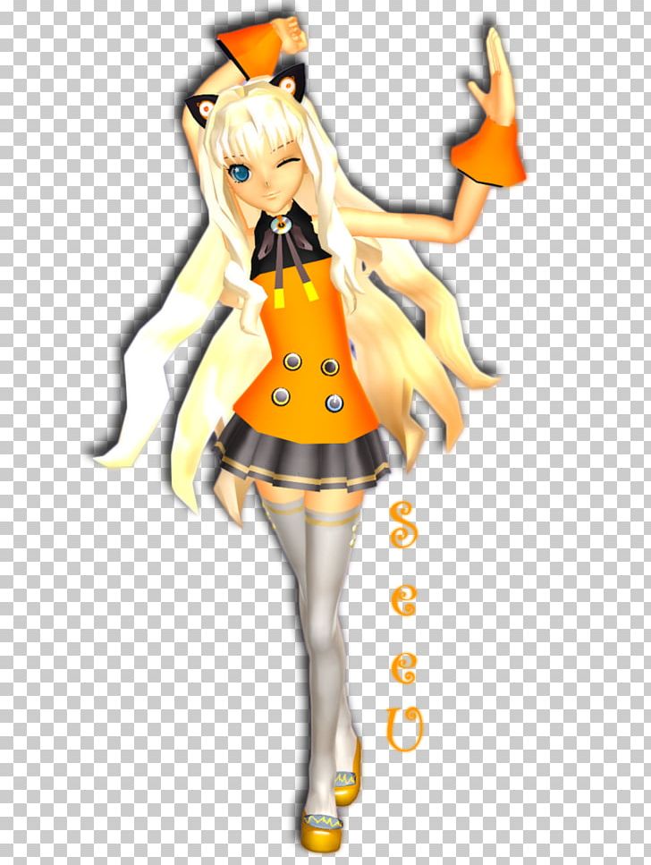 SeeU Vocaloid 3 Yellow MikuMikuDance PNG, Clipart,  Free PNG Download