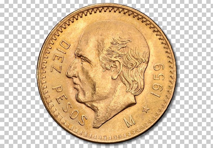 Dime Coin Mexican Peso Mexico Gold PNG, Clipart,  Free PNG Download