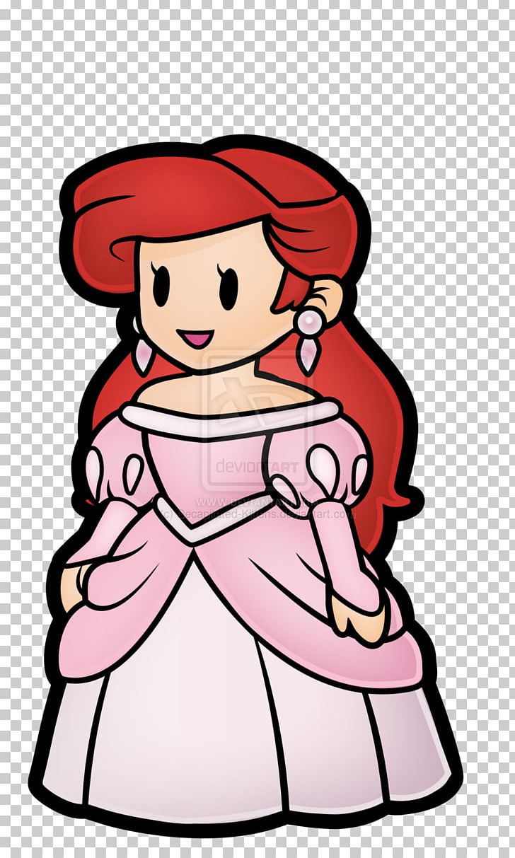 Princess Peach Ariel Paper Mario Princess Daisy PNG, Clipart, Art, Artwork, Belle, Cheek, Child Free PNG Download