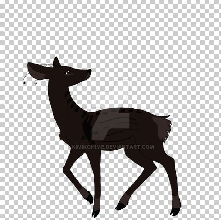Reindeer Antler Pack Animal Black Silhouette PNG, Clipart, Antler, Black, Black And White, Cartoon, Deer Free PNG Download