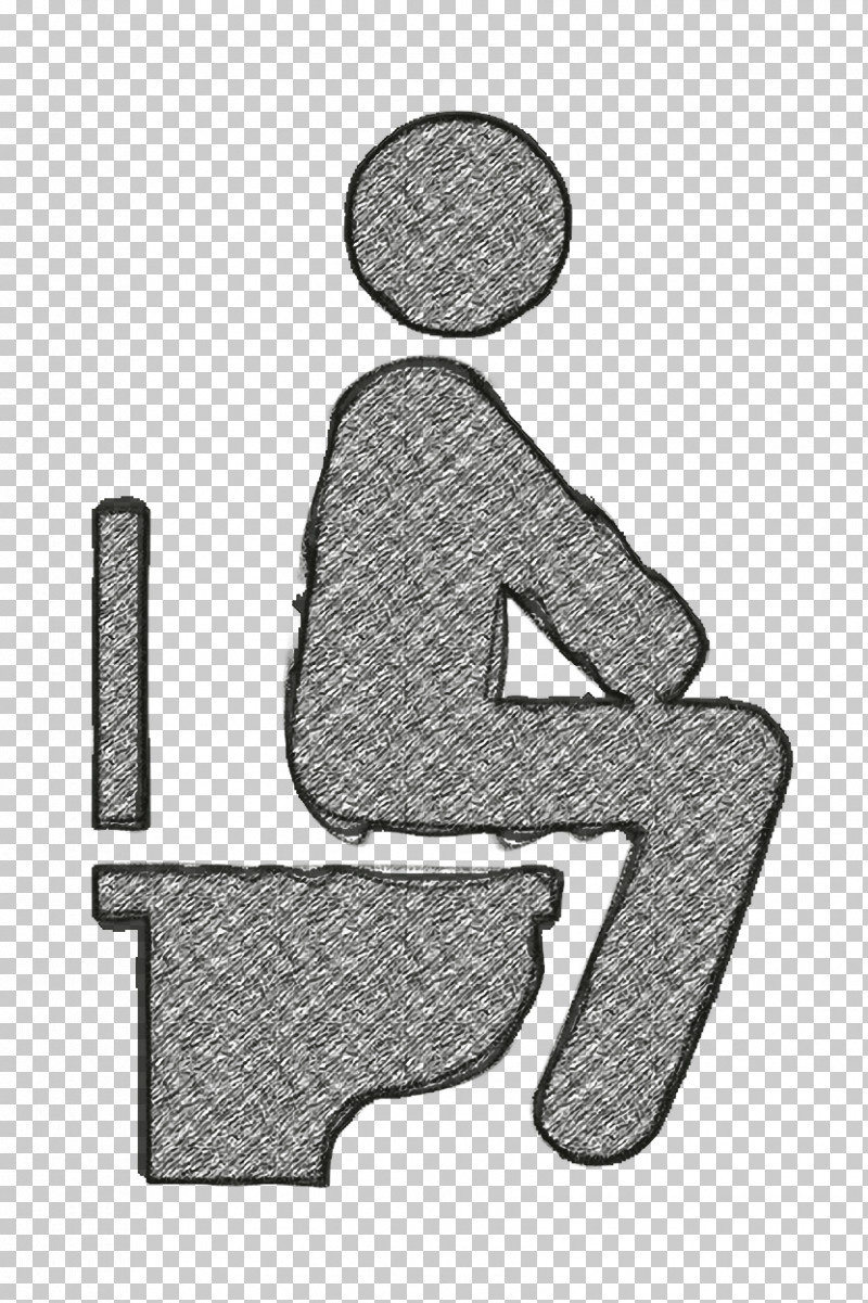 Man Sitting On The Toilet Icon Toilet Icon Humans Icon PNG, Clipart, Black M, Cartoon, Hm, Humans Icon, Joint Free PNG Download