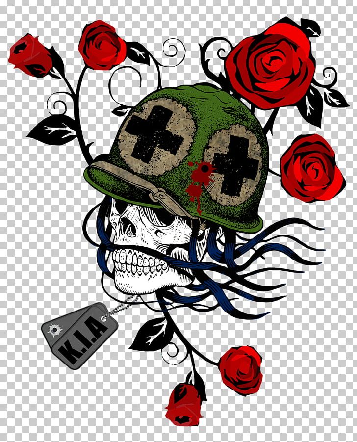 T-shirt Rose Skull Pixabay PNG, Clipart, Art, Death, Doctors, Euclidean Vector, Flower Free PNG Download