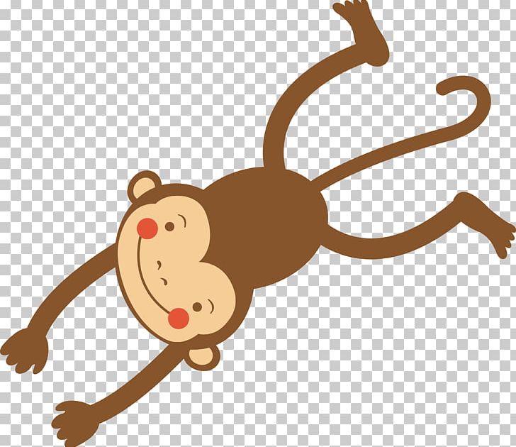 Monkey Cartoon Illustration PNG, Clipart, Animal, Animal Vector, Balloon Cartoon, Banana, Blueprint Free PNG Download