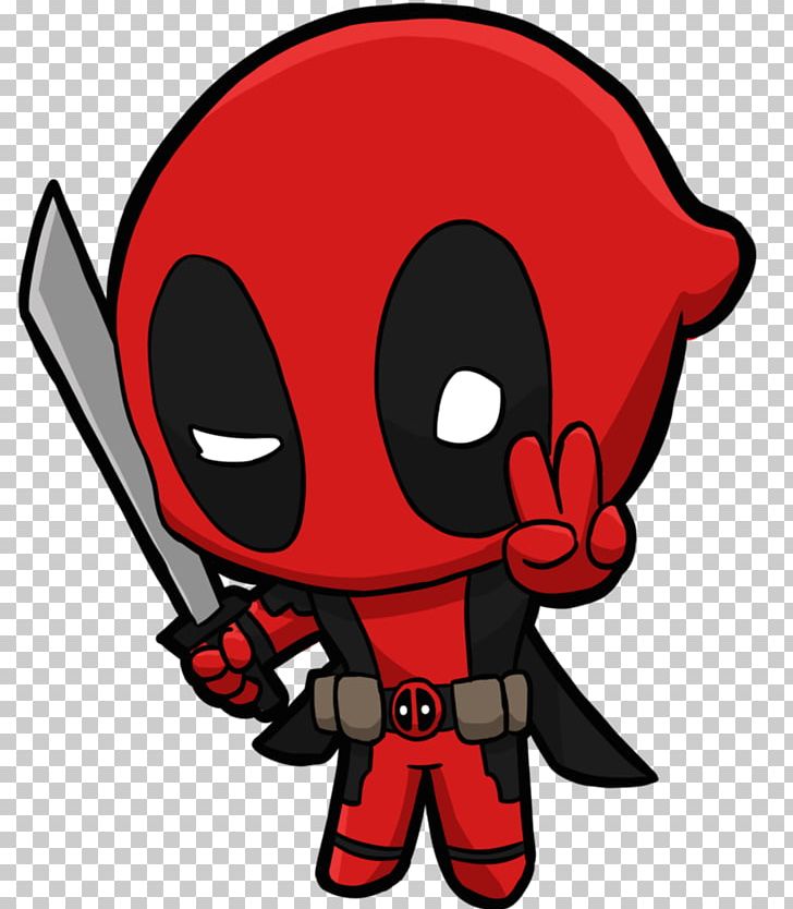 Deadpool Drawing Chibi Comic Book Animation PNG, Clipart, Animation, Art, Cartoon, Chibi, Comic Book Free PNG Download