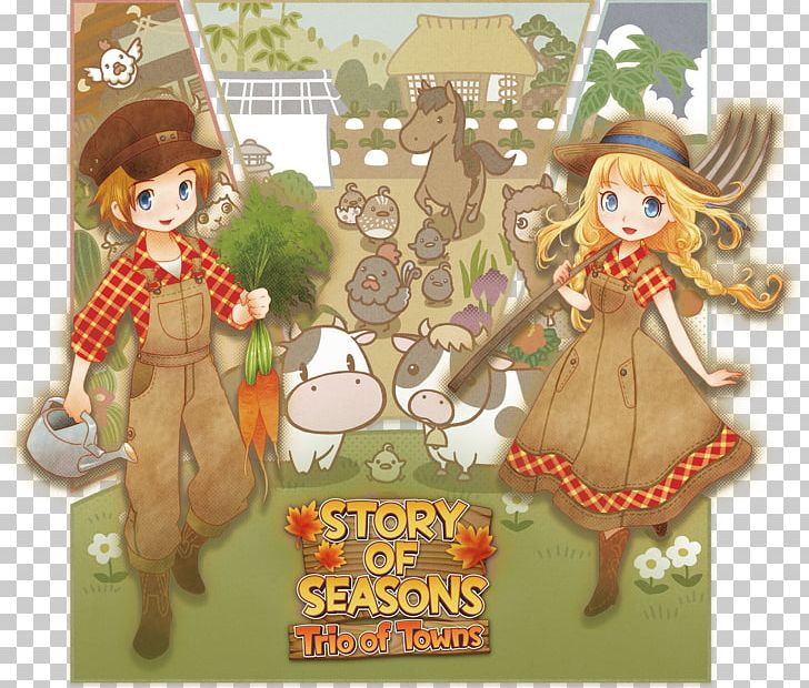Story Of Seasons: Trio Of Towns Harvest Moon Layton's Mystery Journey: Katrielle And The Millionaires' Conspiracy Stardew Valley PNG, Clipart,  Free PNG Download