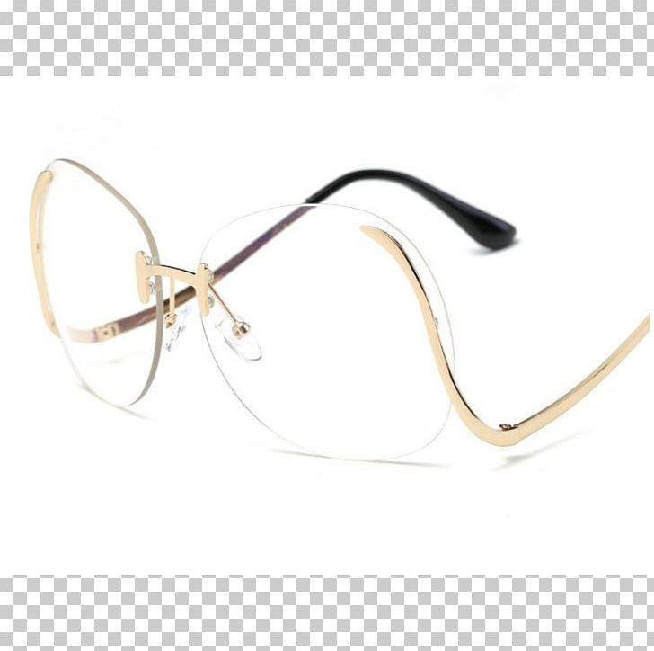 Goggles Sunglasses Rimless Eyeglasses Eyewear PNG, Clipart, Beige, Cat Eye Glasses, Clothing, Designer, Eyewear Free PNG Download
