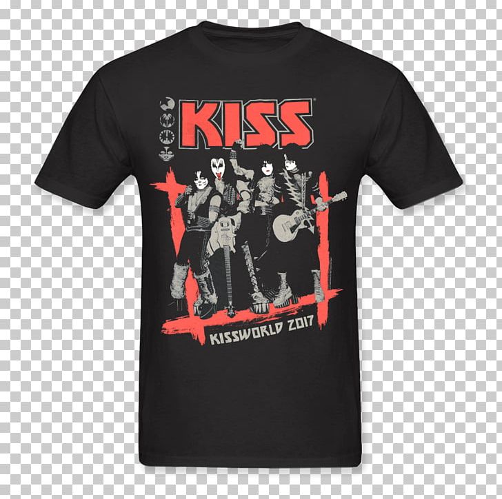 Concert T-shirt Kissworld Concert T-shirt PNG, Clipart, Active Shirt, Alive Ii, Black, Brand, Clothing Free PNG Download