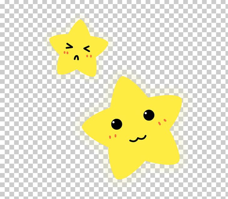 Star Yellow Pentagram Facial Expression PNG, Clipart, Blinking Stars, Cartoon, Christmas Star, Color, Designer Free PNG Download