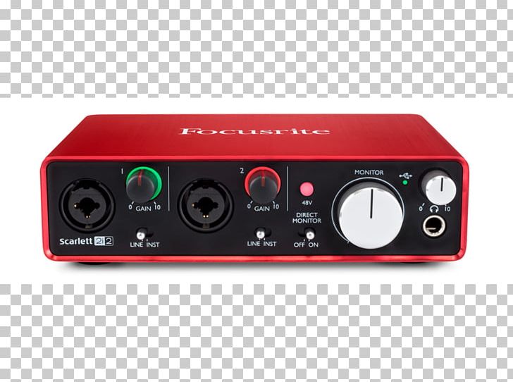 Focusrite Scarlett 2i2 2nd Gen Microphone Sound Cards & Audio Adapters PNG, Clipart, Audio, Audio Equipment, Audio Receiver, Electronic Device, Electronics Free PNG Download