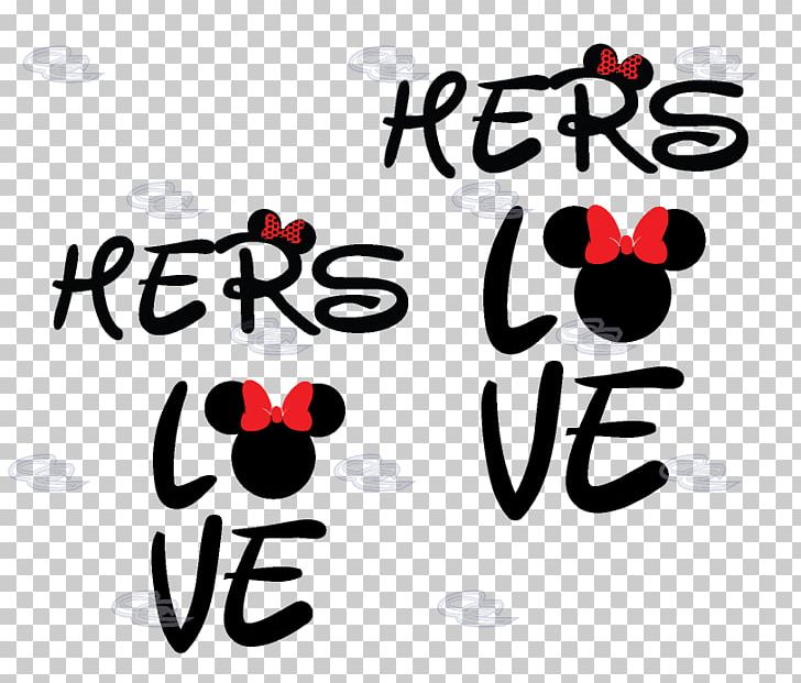 Minnie Mouse T Shirt Mickey Mouse Love Png Clipart Area