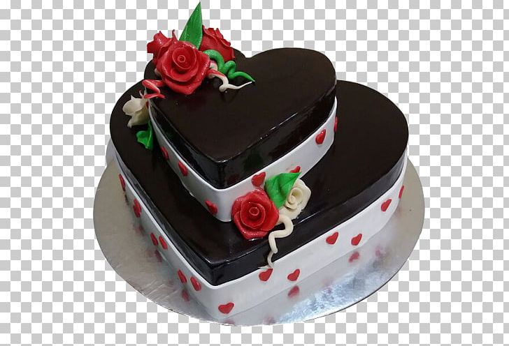 Red Rose Wedding Cake by Goodies Winnipeg Bakery