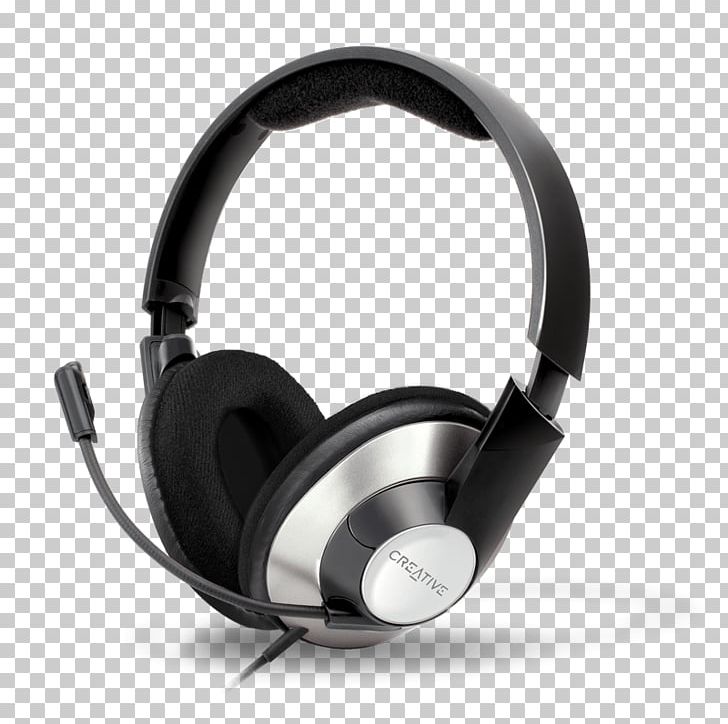 Microphone Headphones Headset Creative Technology Loudspeaker PNG, Clipart, Audio, Audio Equipment, Computer, Creative Technology, Electronic Device Free PNG Download