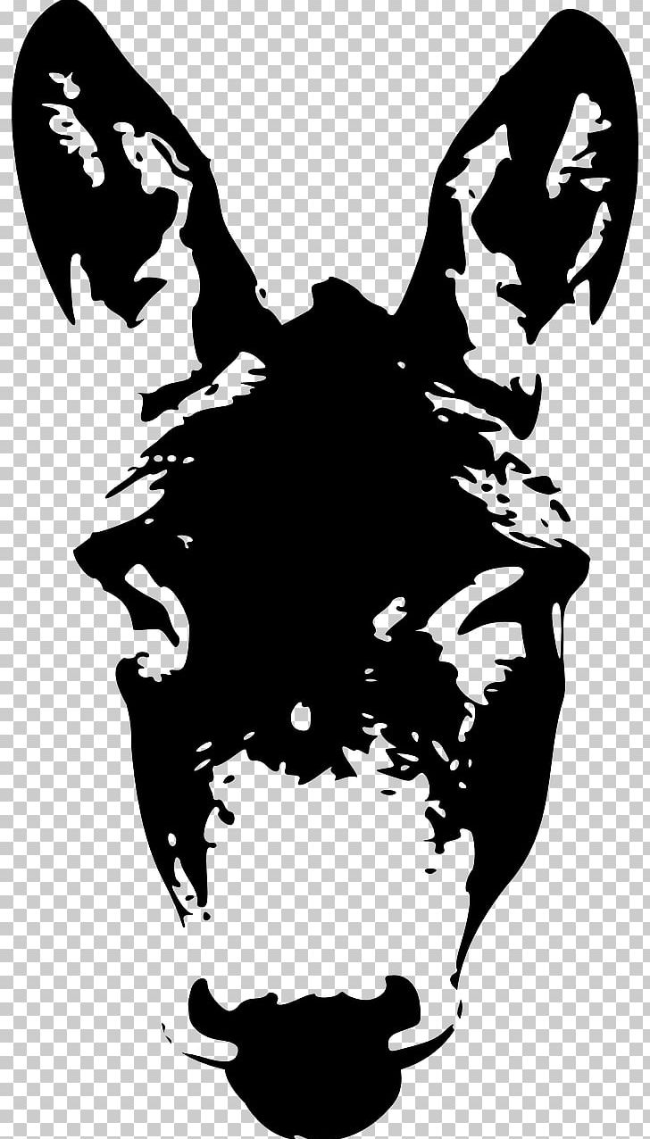 Donkey Mule Drawing Silhouette PNG, Clipart, Animals, Art, Black, Black And White, Digital Image Free PNG Download