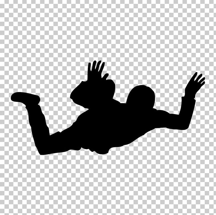 Parachuting Parachute Sport Paragliding PNG, Clipart, Arm, Black, Black And White, Decal, Drawing Free PNG Download