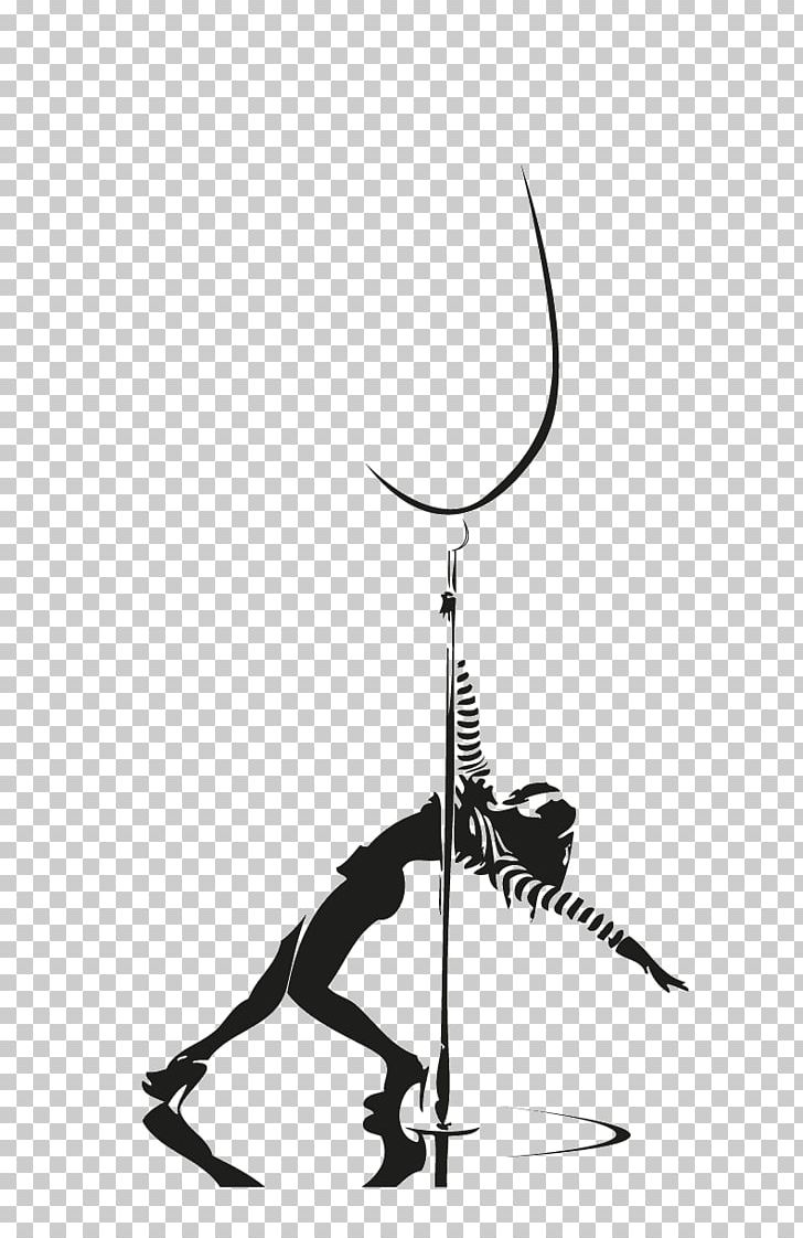 Pole Dance Line PNG, Clipart, Art, Black And White, Dance, Line, Monochrome Free PNG Download