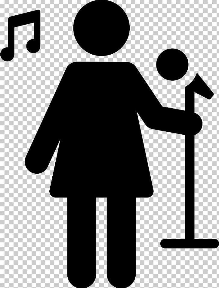 Computer Icons Singer Singing PNG, Clipart, Black And White, Communication, Computer Icons, Download, Human Behavior Free PNG Download