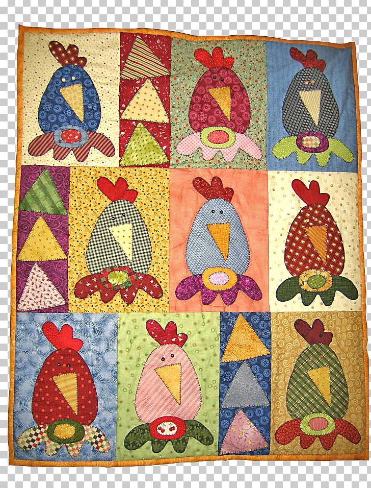 Quilting Chicken Patchwork Pattern PNG, Clipart, Animals, Applique, Art, Chicken, Craft Free PNG Download