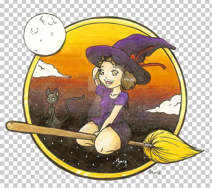 Witchcraft Yellow Color Cartoon PNG, Clipart, Art, Cartoon, Color, Commission, Communism Free PNG Download