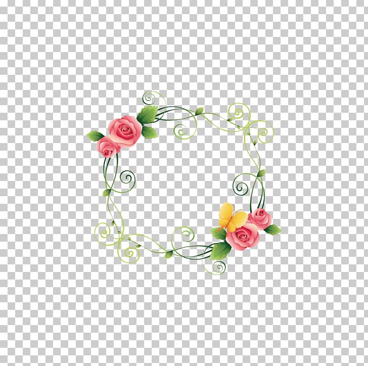Frame Flower Beach Rose PNG, Clipart, Angle, Art, Artificial Flower, Beautiful, Border Free PNG Download