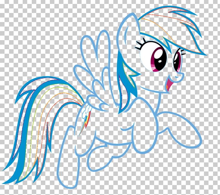 Pony Rainbow Dash Line Art Drawing PNG, Clipart, Animal Figure, Anime, Area, Art, Artwork Free PNG Download