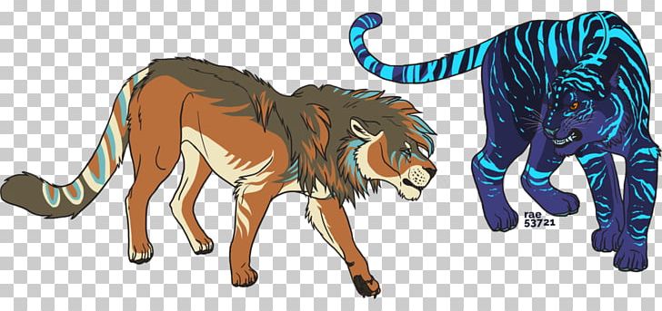 Tiger Lion Cattle Horse PNG, Clipart, Animal, Animal Figure, Animals, Art, Big Cats Free PNG Download