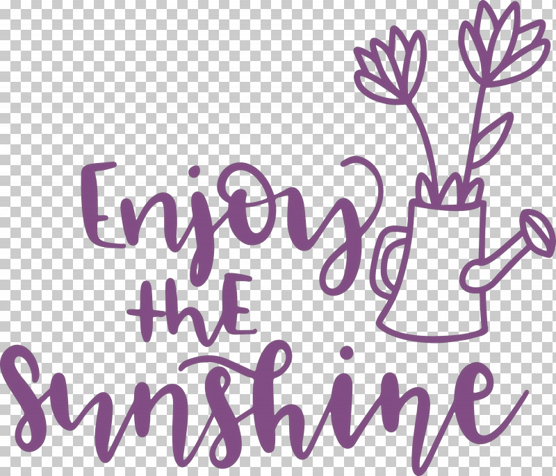 Sunshine Enjoy The Sunshine PNG, Clipart, Floral Design, Flower, Geometry, Happiness, Lavender Free PNG Download