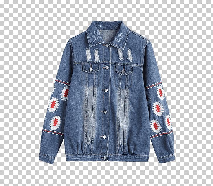 Denim T-shirt Jacket Sleeve PNG, Clipart, Blouse, Blue, Button, Clothing, Coat Free PNG Download