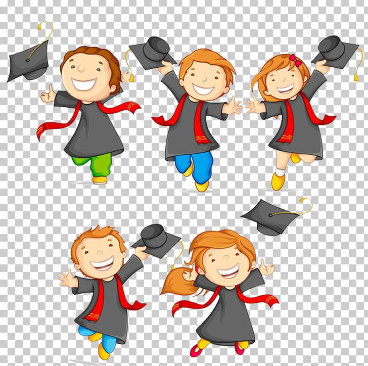 Graduation Ceremony Pre-kindergarten Pre-school PNG, Clipart, Academic Certificate, Boy, Cartoon, Cartoon Character, Cartoon Children Free PNG Download
