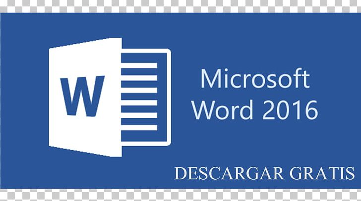 Microsoft Word Microsoft Office 2016 Template Computer Software PNG, Clipart, Area, Banner, Blue, Brand, Computer Software Free PNG Download