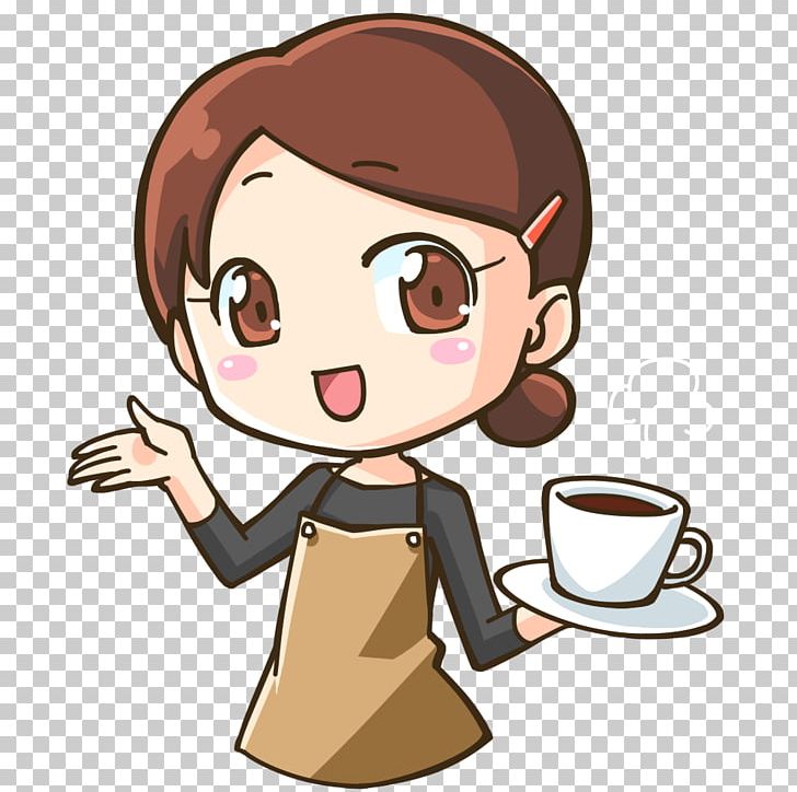Illustration Woman Japan Coffee PNG, Clipart, Boy, Brown Hair, Cartoon, Cheek, Child Free PNG Download