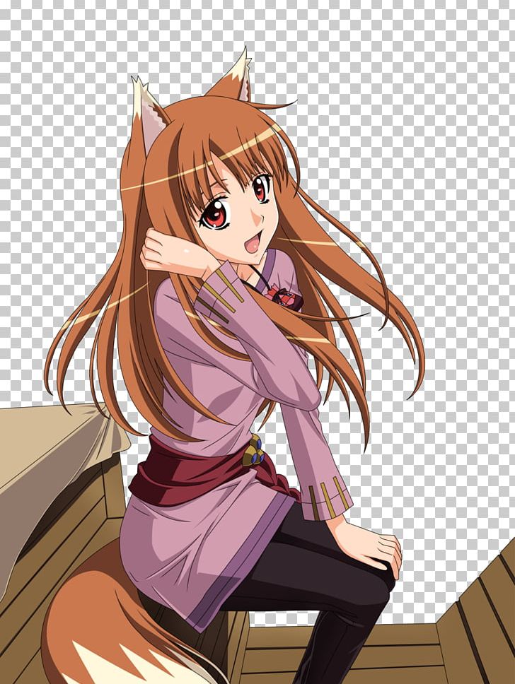 Spice And Wolf Anime Animation Black Creature Virtual Pet Game PNG, Clipart, Animation, Anime, Black, Black Creature, Brown Hair Free PNG Download