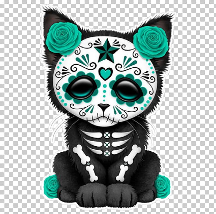 Calavera Kitten Cat Day Of The Dead Skull PNG, Clipart, Black Cat, Calavera, Cat, Cuteness, Day Of The Dead Free PNG Download
