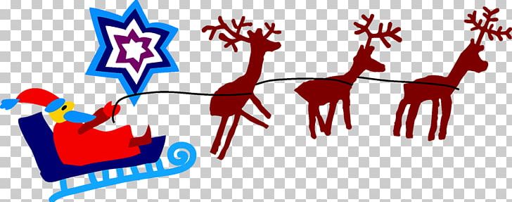 Reindeer Santa Claus Christmas PNG, Clipart, Cartoon, Christmas Card, Christmas Reindeer, Deer, Encapsulated Postscript Free PNG Download