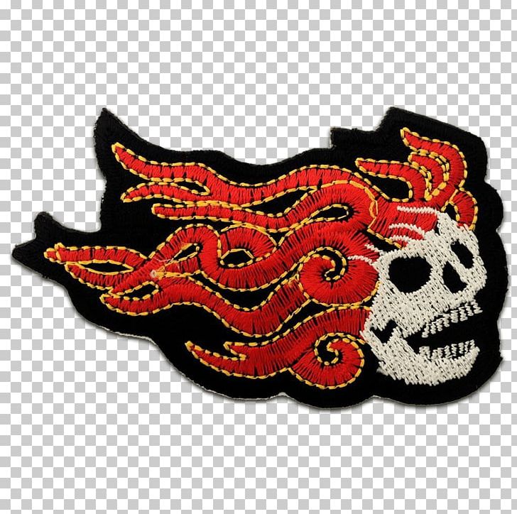 Embroidered Patch Skull Embroidery Iron-on Skeleton PNG, Clipart, Applique, Biker, Embroidered Patch, Embroidery, Fantasy Free PNG Download