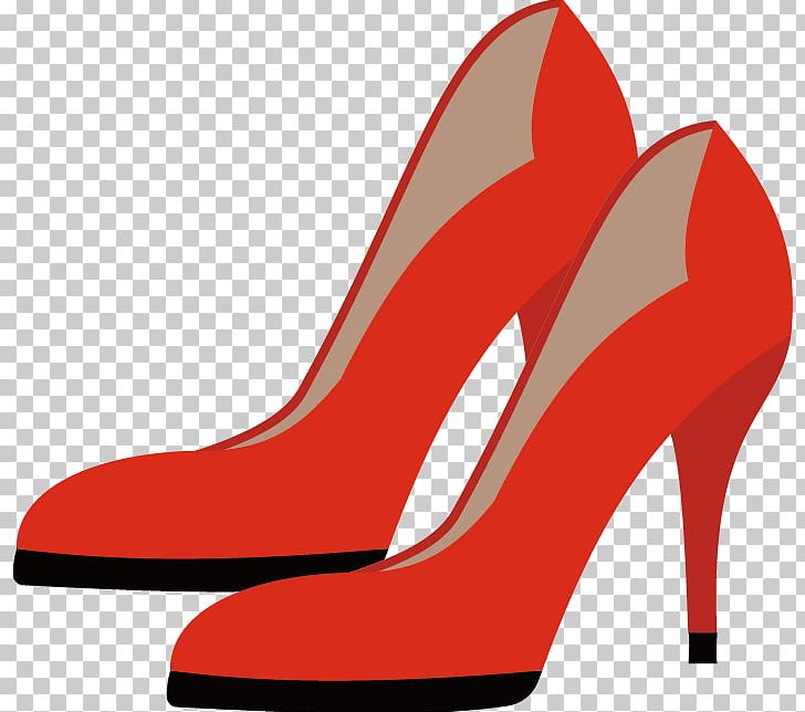 Shoe High-heeled Footwear Red PNG, Clipart, Accessories, Adobe Illustrator, Drawing, Euclidean Vector, Footwear Free PNG Download