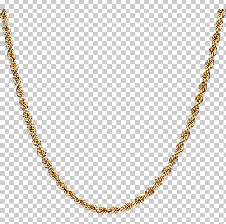 Necklace Rope Chain Jewellery Gold PNG, Clipart,  Free PNG Download