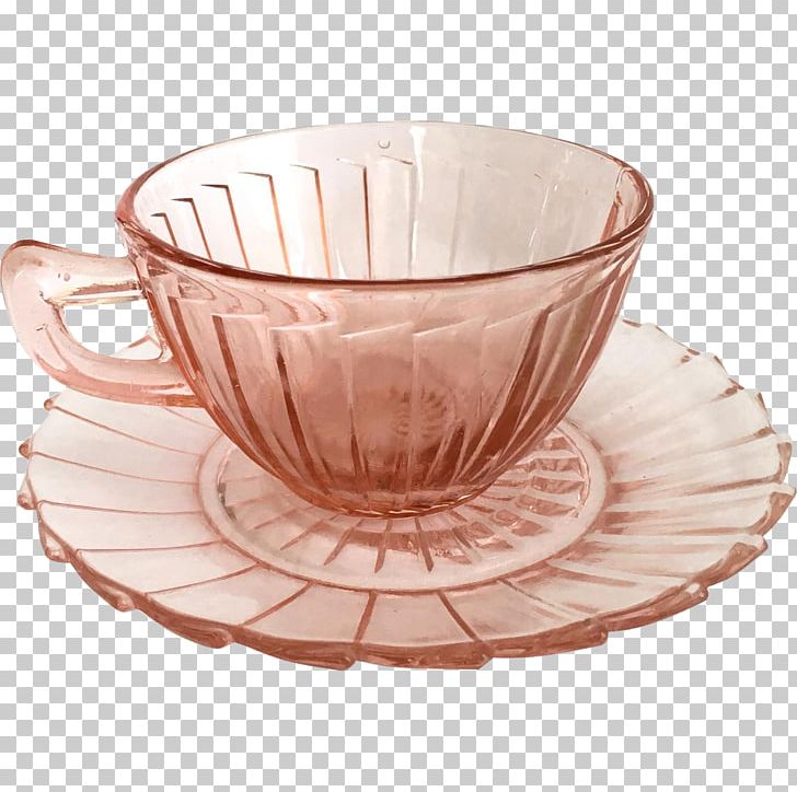 Saucer Tableware Imperial Glass Company Coffee Cup Depression Glass PNG, Clipart, Anchor Hocking, Bowl, Cake, Coffee Cup, Cup Free PNG Download