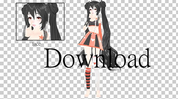 Hatsune Miku MikuMikuDance Clothing Character Black Hair PNG, Clipart,  Free PNG Download