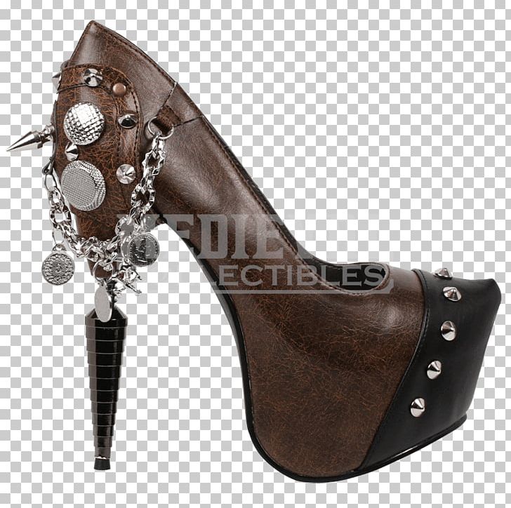 High-heeled Shoe Boot Goth Subculture Stiletto Heel PNG, Clipart, Boot, Brown, Clothing, Court Shoe, Fashion Free PNG Download