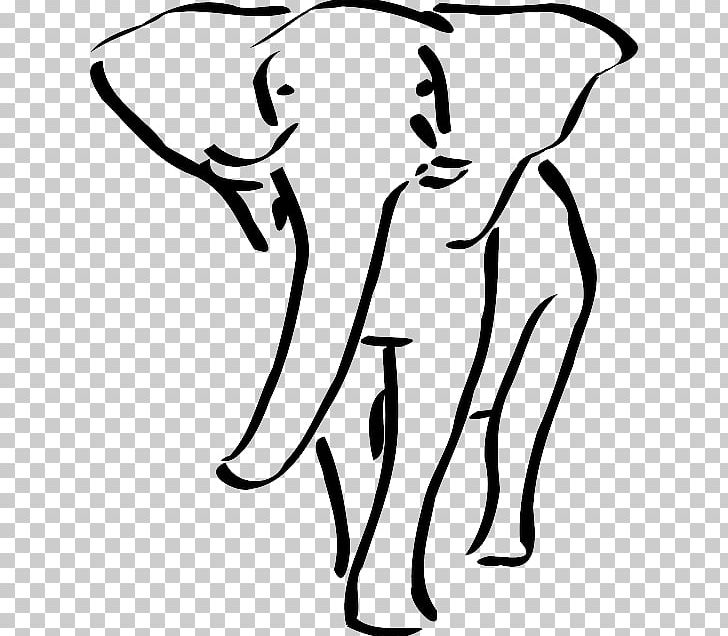 African Elephant Elephantidae Outline Drawing PNG, Clipart, Animal, Area, Art, Artwork, Black Free PNG Download