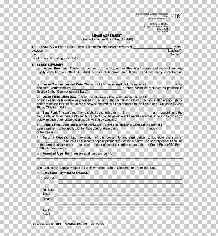 Lease Rental Agreement Commercial Property Renting Real Estate PNG, Clipart, Area, Commercial Property, Contract, Document, Estate Agent Free PNG Download