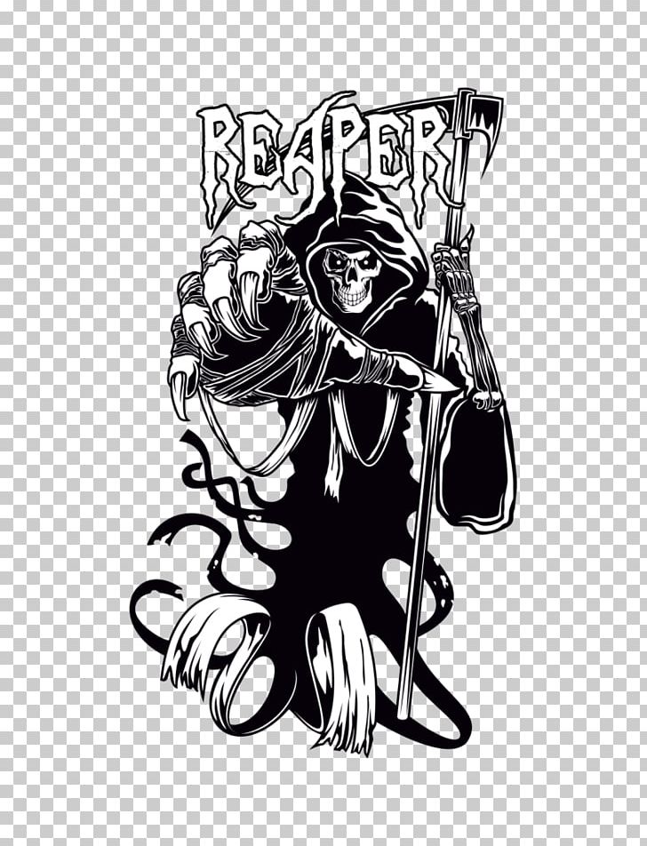 Death Reaper Decal Scythe PNG, Clipart, Art, Black, Black And White, Death, Decal Free PNG Download